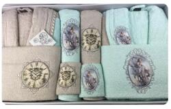  Set 10 piese Matrimoniale din Bumbac 100%- SET1051 Prosop