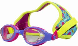 FINIS - ochelari inot pentru copii DragonFlys - galben roz flamingo mov intens cu lentile transparente (3.45.093.215)