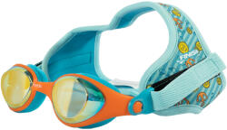FINIS - ochelari inot pentru copii DragonFlys treasure mirror - albastru deschis portocaliu cu lentile oglinda (3.45.093.336)