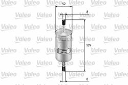 VALEO filtru combustibil VALEO 587020