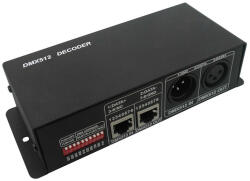 Optonica RGB DMX512 vezérlő DC12V-DC24V 12V 12A 6308 (6308) - ledsziget