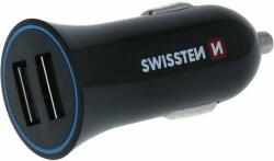 SWISSTEN adapter 2, 4 A + 1, 2 m-es USB-C kábel (20110908)