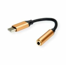 Roline USB Type-C - 3, 5mm Jack adapter 0, 13m (12.03. 3223-10)