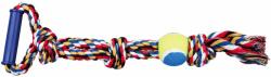 TRIXIE Jucarie Sfoara Maner si Minge Tenis 50 cm/6 cm