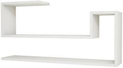 Homemania Raft de perete Airy, alb, 100x22x50 cm RFLN001 (432312)