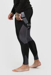 GymBeam Clothing GymBeam Black Grey Flex Tights férfi leggings - fekete (M) - GymBeam Clothing