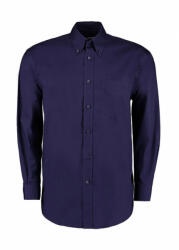 Kustom Kit Férfi hosszú ujjú Ing Kustom Kit Classic Fit Premium Oxford Shirt M, Midnight Sötétkék (navy)