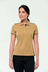 Designed To Work WK271 LADIES' SHORT-SLEEVED CONTRASTING DAYTODAY POLO SHIRT (wk271bl/si-m)