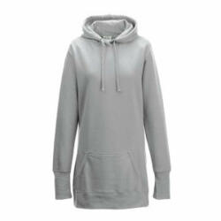 Just Hoods AWJH005 GIRLIE LONGLINE HOODIE (awjh005hgr-xs)