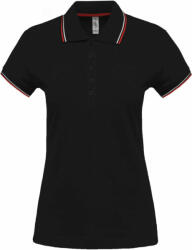 Kariban KA251 NŐI RÖVID UJJÚ GALLÉROS PÓLÓ (ka251bl/re/wh-m)