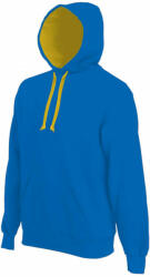 Kariban KA446 MEN'S CONTRAST HOODED SWEATSHIRT (ka446lro/ye-4xl) - polokozpont