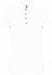 Kariban KA263 NŐI RÖVID UJJÚ JERSEY GALLÉROS PÓLÓ (ka263wh-2xl) - polokozpont