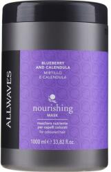 Allwaves Mască nutritivă cu extract de calendulă și fructe de pădure pentru păr - Allwaves Blueberry And Calendula Nourishing Mask 1000 ml