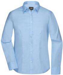 James & Nicholson (Daiber) Hosszú ujjú női ing JN681 - Világoskék | 3XL (1-JN681-1766600)