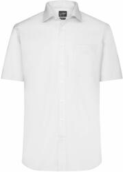 James & Nicholson (Daiber) Rövid ujjú férfi ing JN684 - Fehér | 4XL (1-JN684-1766698)