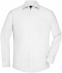 James & Nicholson (Daiber) Hosszú ujjú férfi ing JN682 - Fehér | 4XL (1-JN682-1766642)