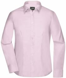 James & Nicholson (Daiber) Hosszú ujjú női ing JN681 - Világos rózsaszín | L (1-JN681-1766604)