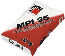 Baumit MPI 25 - Tencuiala Mecanizata Var-Ciment pentru Interior (Ambalare: Sac 40 kg)