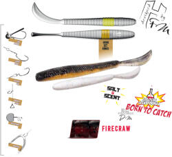 Herakles LEFTAIL WORM 4.8 12cm Fire Craw