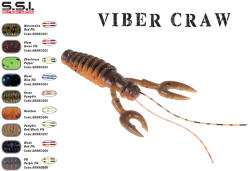 Herakles VIBER CRAW 3.5 8.9cm BLACK RED FLK