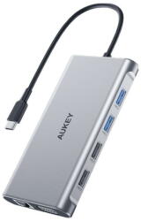 Aukey CB-C89 Type-C, MicroSD, VGA, Ethernet, HDMI, Thunderbolt, 100 W (CB-C89) - pcone