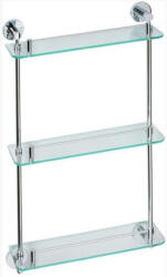 Bemeta Polc, Sapho BEMETA OMEGA ECONOMY tripla üveg 36, 5x62cm króm 104202132 - mozaikkeramia