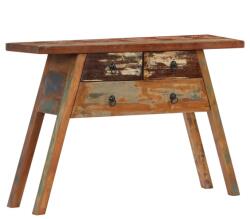 vidaXL Masă consolă, 110 x 30 x 75 cm, lemn masiv reciclat (247577)