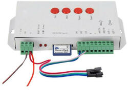 Digitális LED szalag kontroller, DC 5 - 24V, SD kártya AC6331 (AC6331)