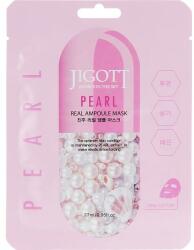 Jigott Mască de țesătură pentru față, cu perle - Jigott Pearl Real Ampoule Mask 27 ml