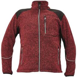 CERVA Férfi cipzáras pulóver BOYER - Piros | 3XL (0301053720006)