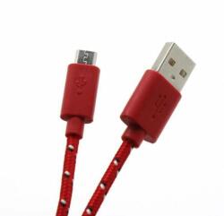 SBOX USB A -Micro USB kábel - 1M, piros