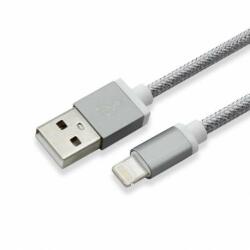 SBOX IPH7GR USB-iPhone7 töltőkábel, 1.5m, szürke