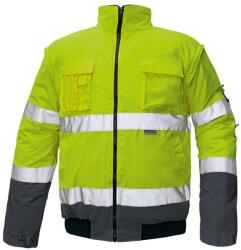 CERVA Clovelly Pilóta Dzseki Hv Sárga/Navy L (0301007172003)