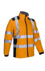 Ganteline Kanpa Hi-Viz narancssárga Softshell dzseki (S) (5KPA17000S)