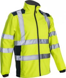 Ganteline Kanpa Hi-Viz Sárga Softshell dzseki (3XL) (5KPA1603XL)