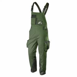 NEO TOOLS Munkásnadrág 81-242-M Kantáros, Oliva, 60% Pamut, 40% Polyester (81-242-M)