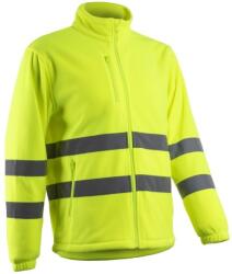 Ganteline Ritto cipzáros polár felső HV sárga (4XL) (5RIT1604XL)
