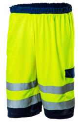 NEO TOOLS Láthatósági Hálós rövidnadrág 81-782-L, Sárga (81-782-L)