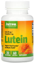 Jarrow Formulas Lutein 20 mg, Zeaxanthin 4 mg, Jarrow Formulas, 60 softgels