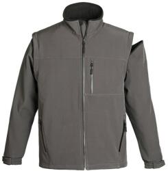 Ganteline Yang 2/1 levehető ujjú férfi softshell kabát Szürke (M) (5YANGM)