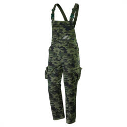 NEO TOOLS Munkásnadrág 81-241-L Kantáros, Terepmintás, 60% Pamut, 40% Polyester (81-241-L)