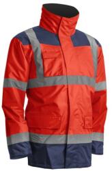 Ganteline Kanata 4/1 Hi-Viz piros/kék PE kabát (XL) (7KANRXL)