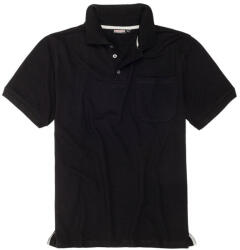 ADAMO tricou polo bărbați KLAAS oversize Negru 3XL