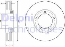 DELPHI Disc frana DELPHI BG9139 (BG9139) - automobilus
