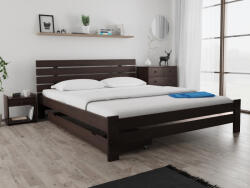  PARIS magasított ágy 180x200 cm, diófa Ágyrács: Léces ágyrács, Matrac: Deluxe 10 cm matrac