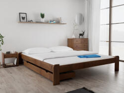 ADA ágy 180x200 cm, tölgyfa Ágyrács: Lamellás ágyrács, Matrac: Deluxe 10 cm matrac