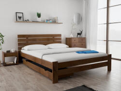  PARIS magasított ágy 140x200 cm, tölgyfa Ágyrács: Léces ágyrács, Matrac: Deluxe 10 cm matrac