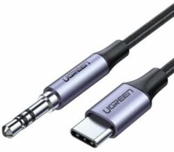 UGREEN AV143 Jack 3, 5 mm - USB-C AUX kábel 1m fekete-szürke (30633)