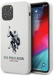 U. S. Polo Assn Husa de protectie US Polo Assn. Silicone pentru iPhone 12 Pro Max, Silicon, Alb