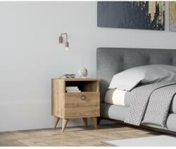 ASIR GROUP Éjjeli szekrényke BARLO 50x40 cm barna 835PUQ2702 (AS0957)